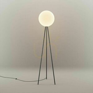 Stojací lampa s.luce Orb Tripod hnědá 160 cm se skleněnou koulí small 14