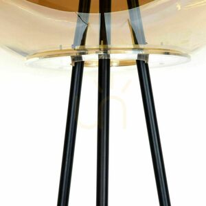 Stojací lampa s.luce Orb Tripod hnědá 160 cm se skleněnou koulí small 3