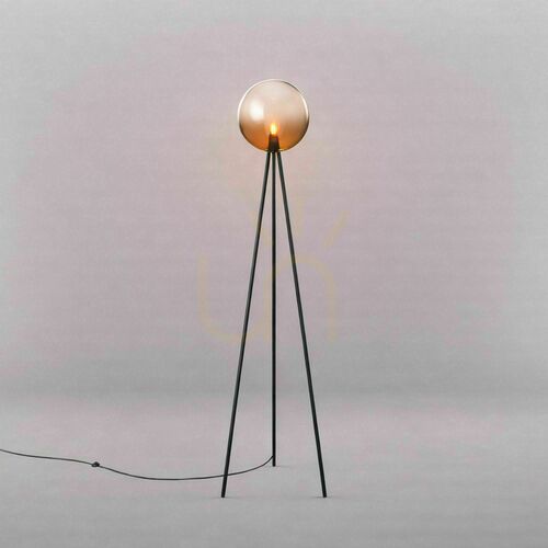 Kontrola Stojací lampa s.luce Orb Tripod měděná sklo 160 cm