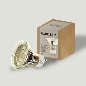 LED žárovka s.luce GU10 2700 K 450 lm stmívatelná, chrom, sklo small 0