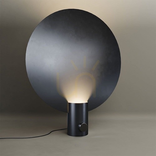 Kontrola Stolní lampa s.luce Cloud černá kovová 64 cm GU10 s otočným stmívačem