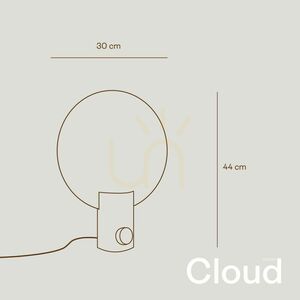 Stolní lampa s.luce Cloud černá kovová GU10 stmívatelná 54 cm 6 Stolní lampa s.luce Cloud černá kovová GU10 stmívatelná 54 cm small 6