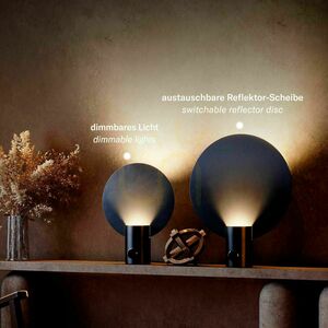 Stolní lampa s.luce Cloud černá kovová GU10 s otočným stmívačem 1 Stolní lampa s.luce Cloud černá kovová GU10 s otočným stmívačem small 1