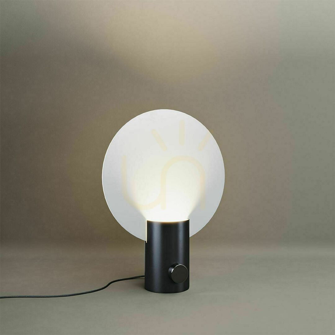 Pohled Stolní lampa s.luce Cloud černá kovová GU10 s otočným stmívačem Stolní lampa s.luce Cloud černá kovová GU10 s otočným stmívačem