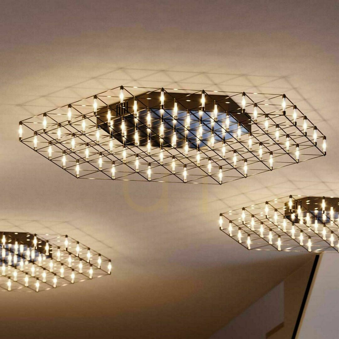 Zobrazit Přisazené stropní LED svítidlo s.luce Atom zlaté 60 cm, stmívatelné Přisazené stropní LED svítidlo s.luce Atom zlaté 60 cm, stmívatelné