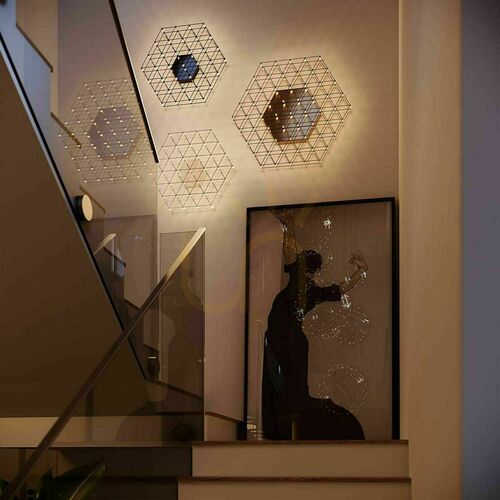 Kontrola Přisazené stropní LED svítidlo s.luce Atom zlaté 60 cm, stmívatelné