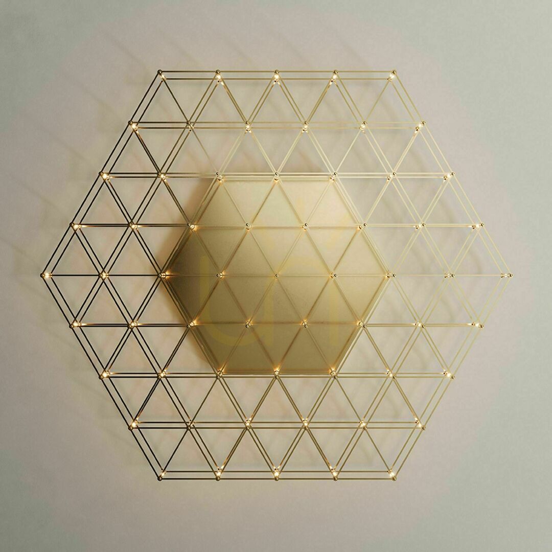 Kontrola Stropní LED svítidlo s.luce Atom Chrome 80 cm hranaté 61 světel Stropní LED svítidlo s.luce Atom Chrome 80 cm hranaté 61 světel