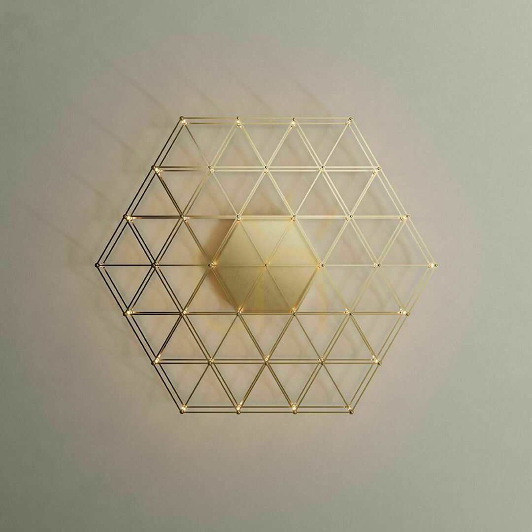 Zobrazit Stropní LED svítidlo s.luce Atom Chrome 80 cm hranaté 61 světel Stropní LED svítidlo s.luce Atom Chrome 80 cm hranaté 61 světel