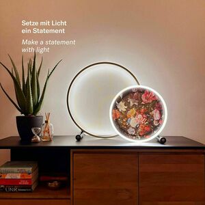 Stolní LED lampa s.luce Ring černá 40 cm dimmable 3000 K small 7