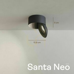 Stropní LED reflektor s.luce Santa Neo otočný stmívatelný 2 Stropní LED reflektor s.luce Santa Neo otočný stmívatelný small 2