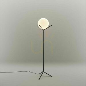 Podlahová lampa s.luce Orb Poseidon zlatá skleněná koule 170 cm small 5