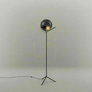 Podlahová lampa s.luce Orb Poseidon zlatá skleněná koule 170 cm small 8