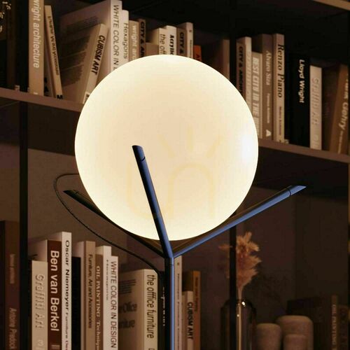 Kontrola Stojací lampa s.luce Orb Poseidon sklo transparentní 170 cm E27 dimmable