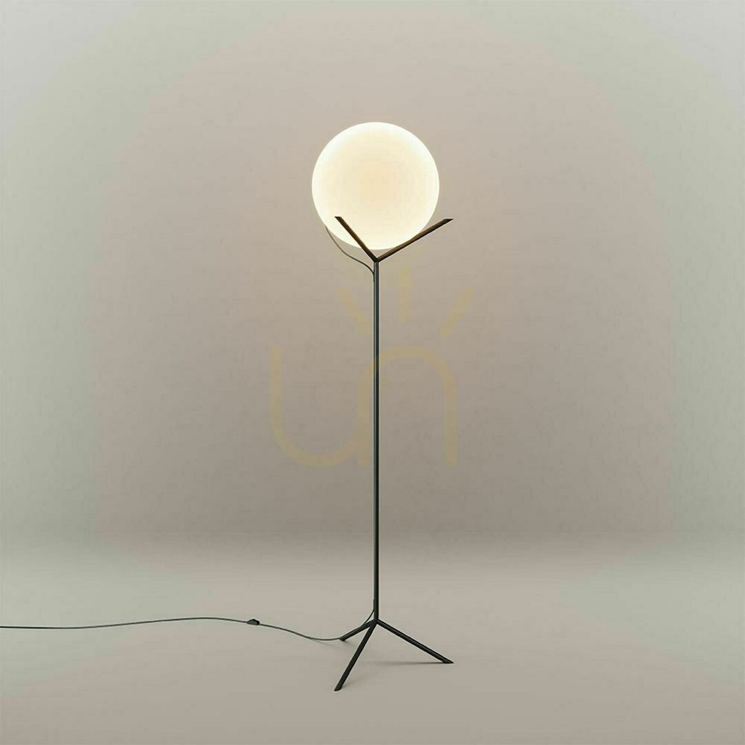 Náhled Stojací lampa s.luce Orb Poseidon sklo transparentní 170 cm E27 dimmable Stojací lampa s.luce Orb Poseidon sklo transparentní 170 cm E27 dimmable
