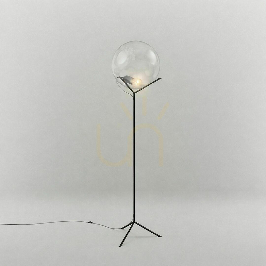 Zobrazit Stojací lampa s.luce Orb Poseidon měděná skleněná koule 170 cm Stojací lampa s.luce Orb Poseidon měděná skleněná koule 170 cm