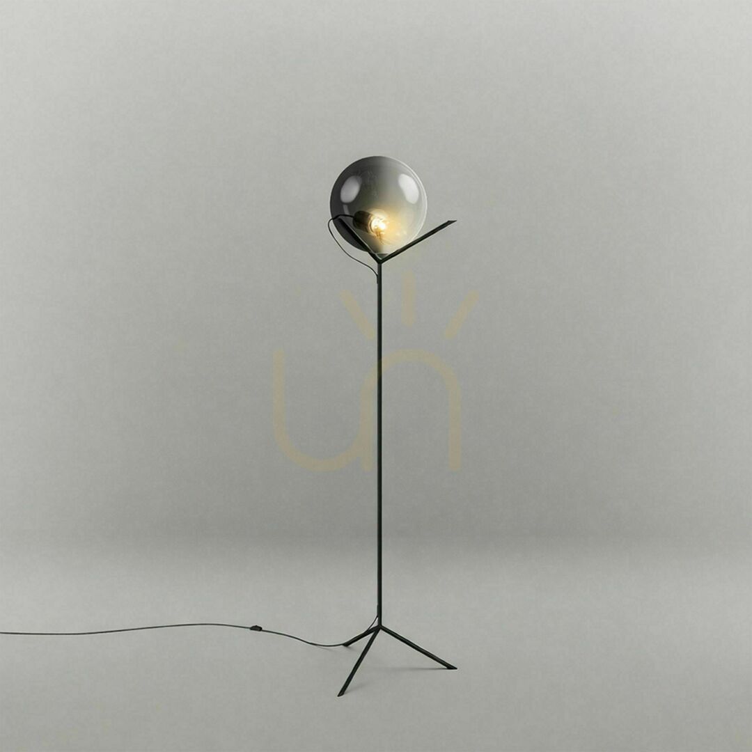 Zobrazit Stojací lampa s.luce Orb Poseidon měděná skleněná koule 170 cm Stojací lampa s.luce Orb Poseidon měděná skleněná koule 170 cm