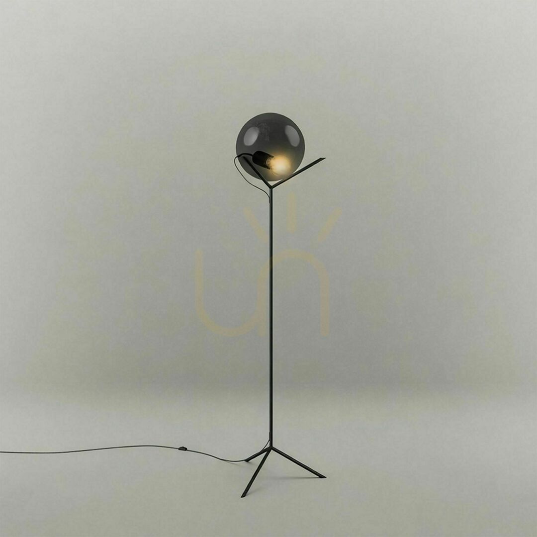 Zobrazit Stojací lampa s.luce Orb bílá skleněná koule 175 cm Stojací lampa s.luce Orb bílá skleněná koule 175 cm