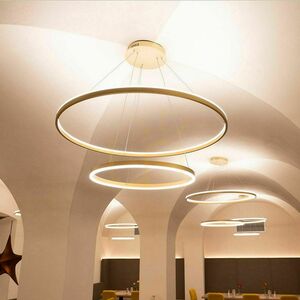 Závěsné svítidlo s.luce Centric Ring černé LED 2x 120 cm, stmívatelné 0 Závěsné svítidlo s.luce Centric Ring černé LED 2x 120 cm, stmívatelné small 0