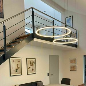 Závěsné LED svítidlo s.luce Ring zlaté 2x kruh, stmívatelné 5 Závěsné LED svítidlo s.luce Ring zlaté 2x kruh, stmívatelné small 5