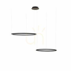 Závěsné LED svítidlo s.luce Ring zlaté 2x kruh 80/60 cm dimmable 14 Závěsné LED svítidlo s.luce Ring zlaté 2x kruh 80/60 cm dimmable small 14