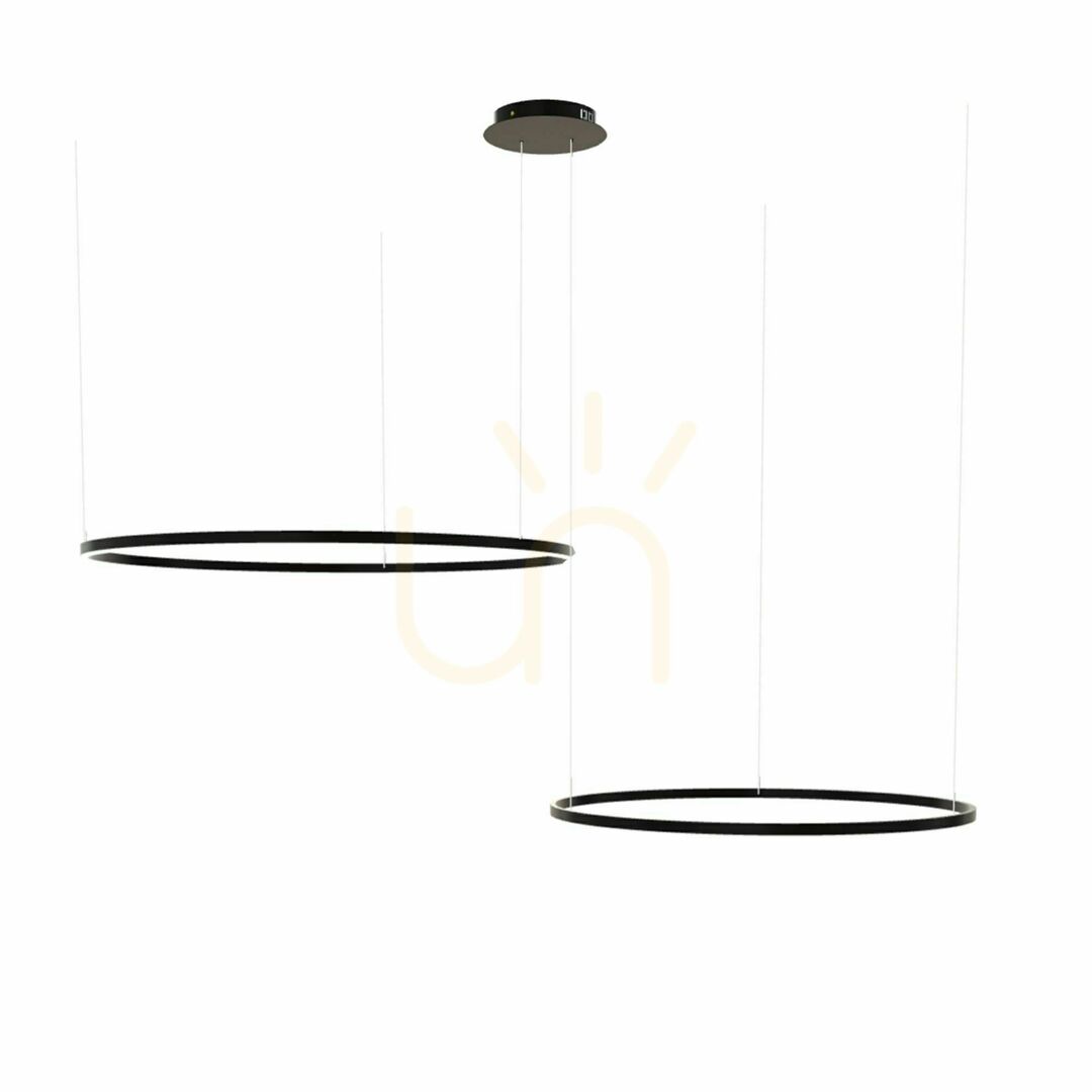 Kontrola Závěsné svítidlo s.luce Ring LED 2x stříbrné kruhové 120 cm nastavitelné Závěsné svítidlo s.luce Ring LED 2x stříbrné kruhové 120 cm nastavitelné