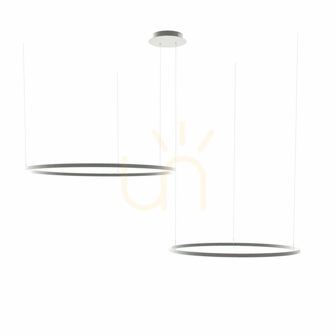 Zobrazit Závěsné LED svítidlo s.luce Ring černé 80/60 cm 2 světelné body Závěsné LED svítidlo s.luce Ring černé 80/60 cm 2 světelné body