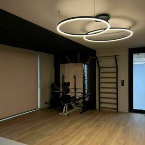 Závěsné LED svítidlo s.luce Ring černé 80/60 cm 2 světelné body 4 Závěsné LED svítidlo s.luce Ring černé 80/60 cm 2 světelné body small 4