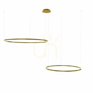 Závěsné LED svítidlo s.luce Ring černé 80/60 cm 2 světelné body 8 Závěsné LED svítidlo s.luce Ring černé 80/60 cm 2 světelné body small 8
