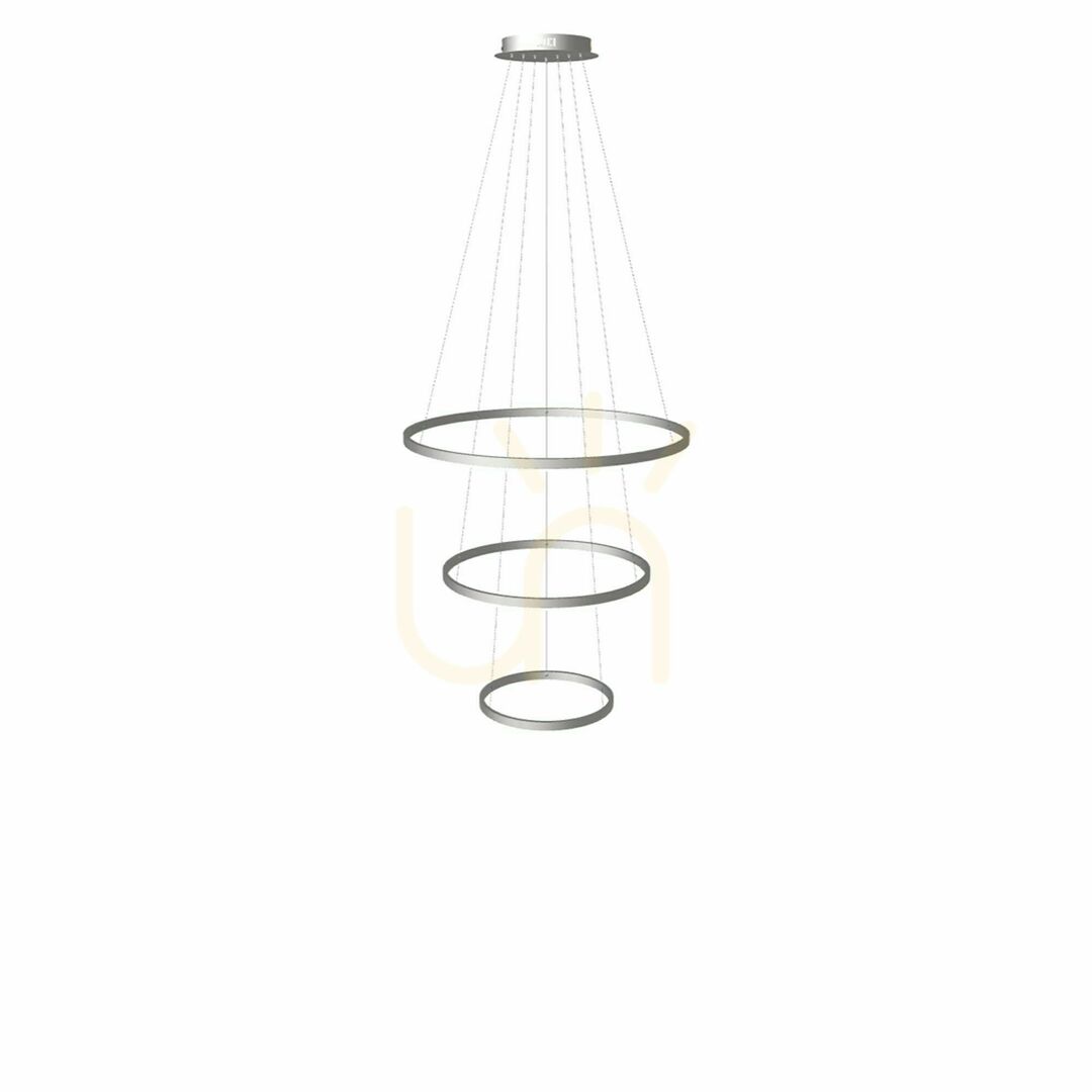 Kontrola Závěsné LED svítidlo s.luce Ring Centric 3x zlaté, 3000 K, stmívatelné Závěsné LED svítidlo s.luce Ring Centric 3x zlaté, 3000 K, stmívatelné