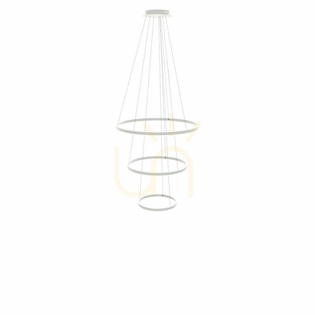 Náhled Závěsné LED svítidlo s.luce Ring Centric 3x zlaté, 3000 K, stmívatelné Závěsné LED svítidlo s.luce Ring Centric 3x zlaté, 3000 K, stmívatelné