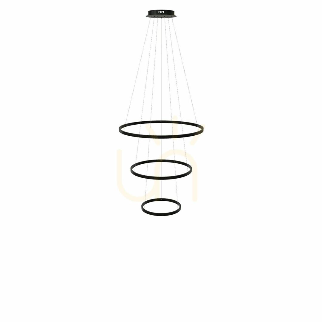 Zobrazit Závěsné LED svítidlo s.luce Ring Centric 3x zlaté, 3000 K, stmívatelné Závěsné LED svítidlo s.luce Ring Centric 3x zlaté, 3000 K, stmívatelné