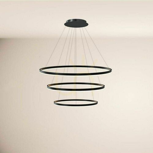 Kontrola Závěsné LED svítidlo s.luce Ring Centric 3 světla zlaté, stmívatelné
