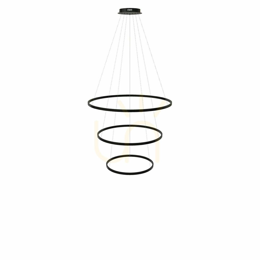 Zobrazit Závěsné LED svítidlo s.luce Ring 3 černé, stmívatelné, 3000 K Závěsné LED svítidlo s.luce Ring 3 černé, stmívatelné, 3000 K
