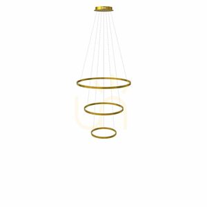 Závěsné LED svítidlo s.luce Ring Centric černé 3x 120/100/80 cm stmívatelné small 11