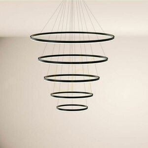 Závěsné svítidlo s.luce Ring Centric 5x LED zlaté kruhové stmívatelné 1 Závěsné svítidlo s.luce Ring Centric 5x LED zlaté kruhové stmívatelné small 1
