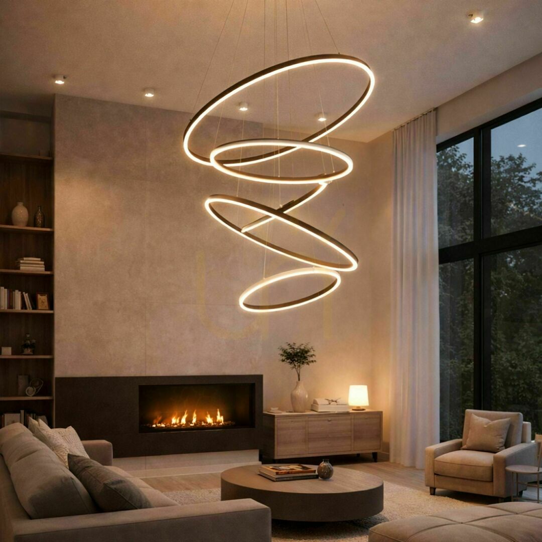 Zobrazit Závěsné LED svítidlo s.luce Centric Ring 5 bílé stmívatelné 3000 K Závěsné LED svítidlo s.luce Centric Ring 5 bílé stmívatelné 3000 K
