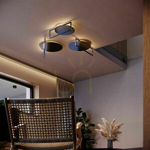 Přisazené stropní LED svítidlo s.luce Artus zlaté 40 cm 36 W stmívatelné 6 Přisazené stropní LED svítidlo s.luce Artus zlaté 40 cm 36 W stmívatelné small 6