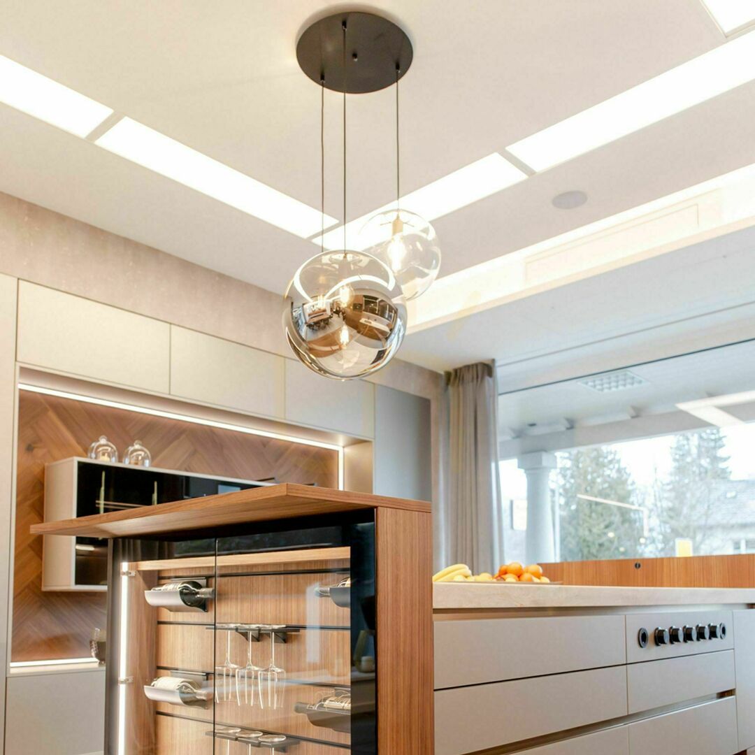 Zobrazit Lustr s.luce Orb 3ramenný modulární zlatý sklo-kov 40 cm Lustr s.luce Orb 3ramenný modulární zlatý sklo-kov 40 cm