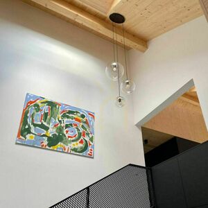 Lustr s.luce Orb měděný skleněný 3ramenný modulární E27 dimmable small 7