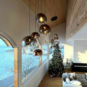 Lustr s.luce Orb 5ramenné modulární galerijní svítidlo bílé sklo kov small 10
