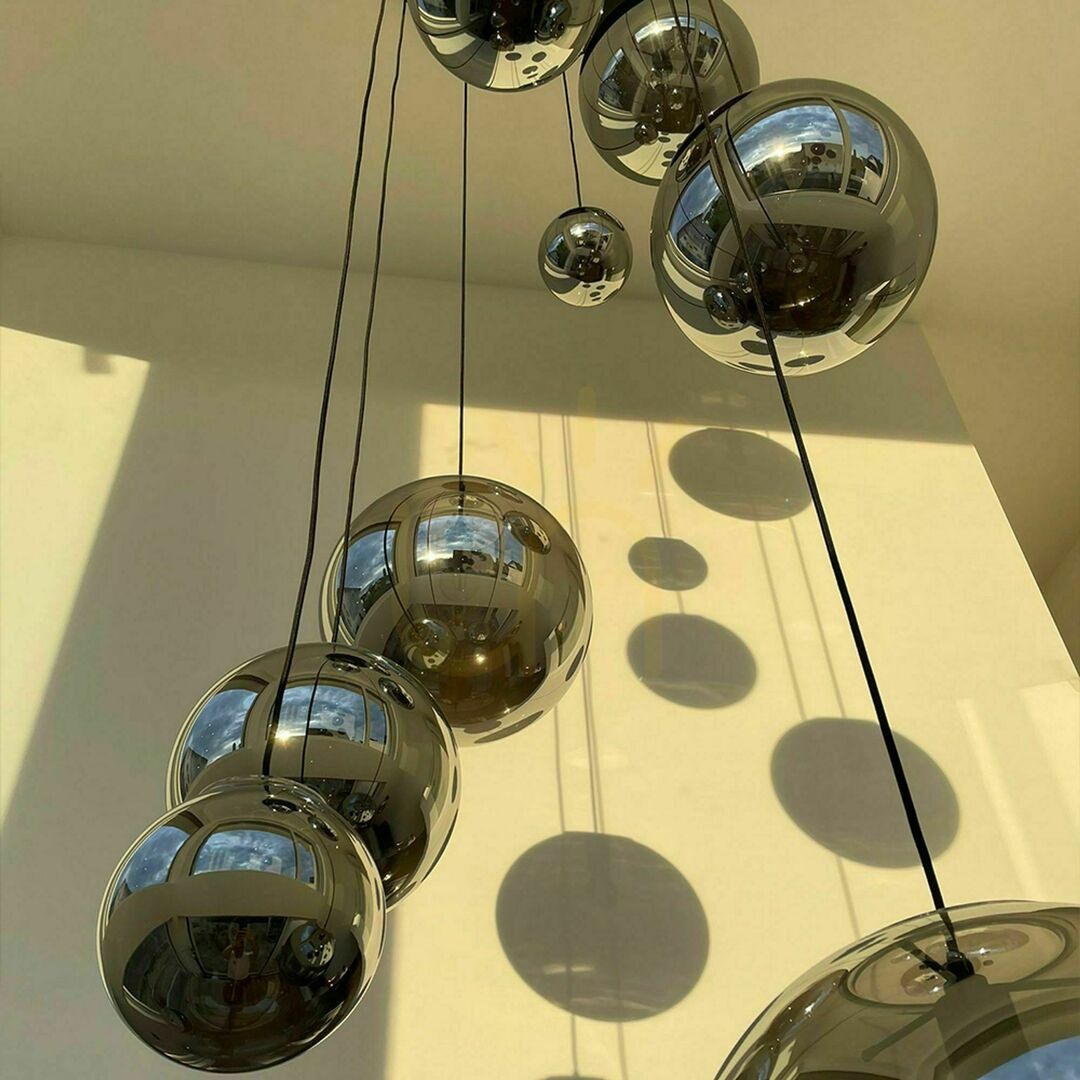 Zobrazit Lustr s.luce Orb černý skleněný kovový 12bodový modulární moderní Lustr s.luce Orb černý skleněný kovový 12bodový modulární moderní