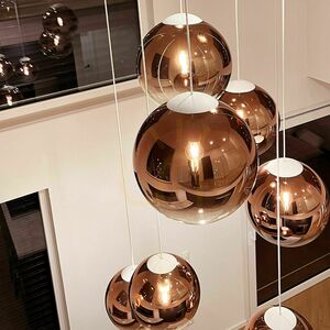 Lustr s.luce Orb 12bodové modulární galerijní svítidlo bílé sklo a kov small 10