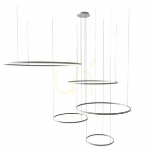 Lustr s.luce Ring LED 5x zlatý, kruhový, stmívatelný 10 Lustr s.luce Ring LED 5x zlatý, kruhový, stmívatelný small 10