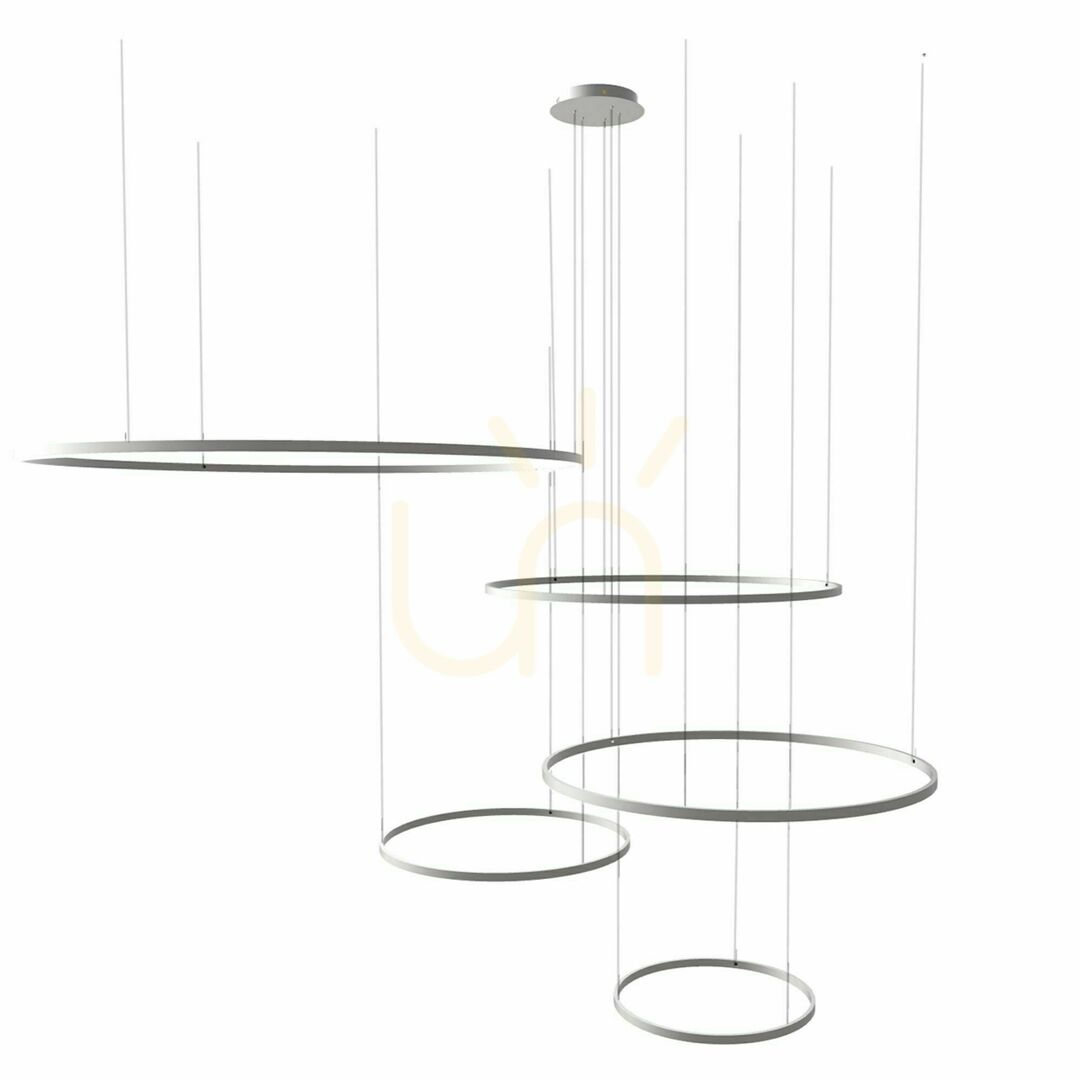 Kontrola Lustr s.luce Ring LED 5x zlatý, kruhový, stmívatelný Lustr s.luce Ring LED 5x zlatý, kruhový, stmívatelný