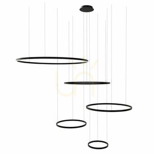 Lustr s.luce Ring LED 5x zlatý, kruhový, stmívatelný 11 Lustr s.luce Ring LED 5x zlatý, kruhový, stmívatelný small 11