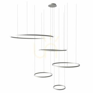 Lustr s.luce Ring LED 5x zlatý, kruhový, stmívatelný 14 Lustr s.luce Ring LED 5x zlatý, kruhový, stmívatelný small 14