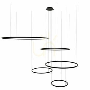 Lustr s.luce Ring LED 5x zlatý, kruhový, stmívatelný 6 Lustr s.luce Ring LED 5x zlatý, kruhový, stmívatelný small 6