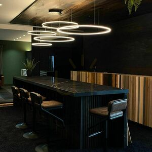 Lustr s.luce Ring LED černý 5bodový závěsný эxcentrický ակցիան 4 Lustr s.luce Ring LED černý 5bodový závěsný эxcentrický ակցիան small 4