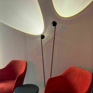 Stojací LED lampa s.luce Beam černá 145 cm s dotykovým stmívačem small 11