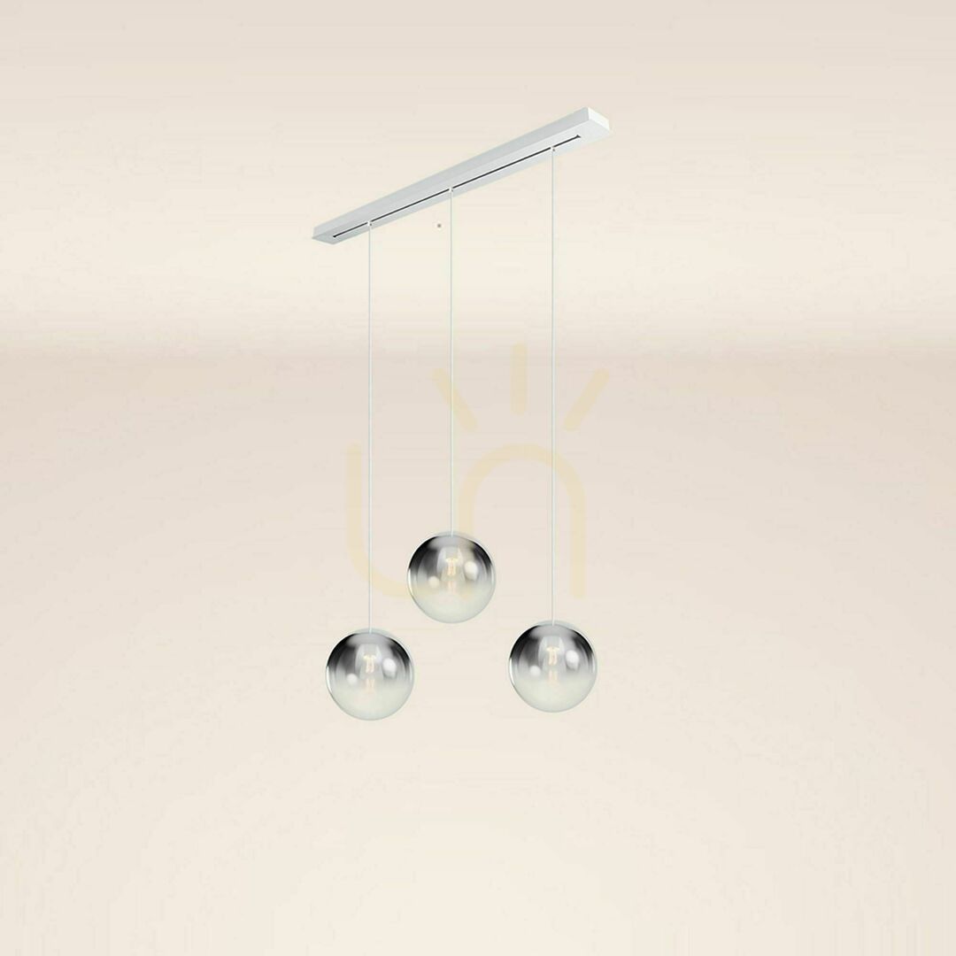 Zobrazit Lustr s.luce Orb 3x E27 sklo kouřové Ø 30 cm, závěsný osvětlení pro jídelnu Lustr s.luce Orb 3x E27 sklo kouřové Ø 30 cm, závěsný osvětlení pro jídelnu